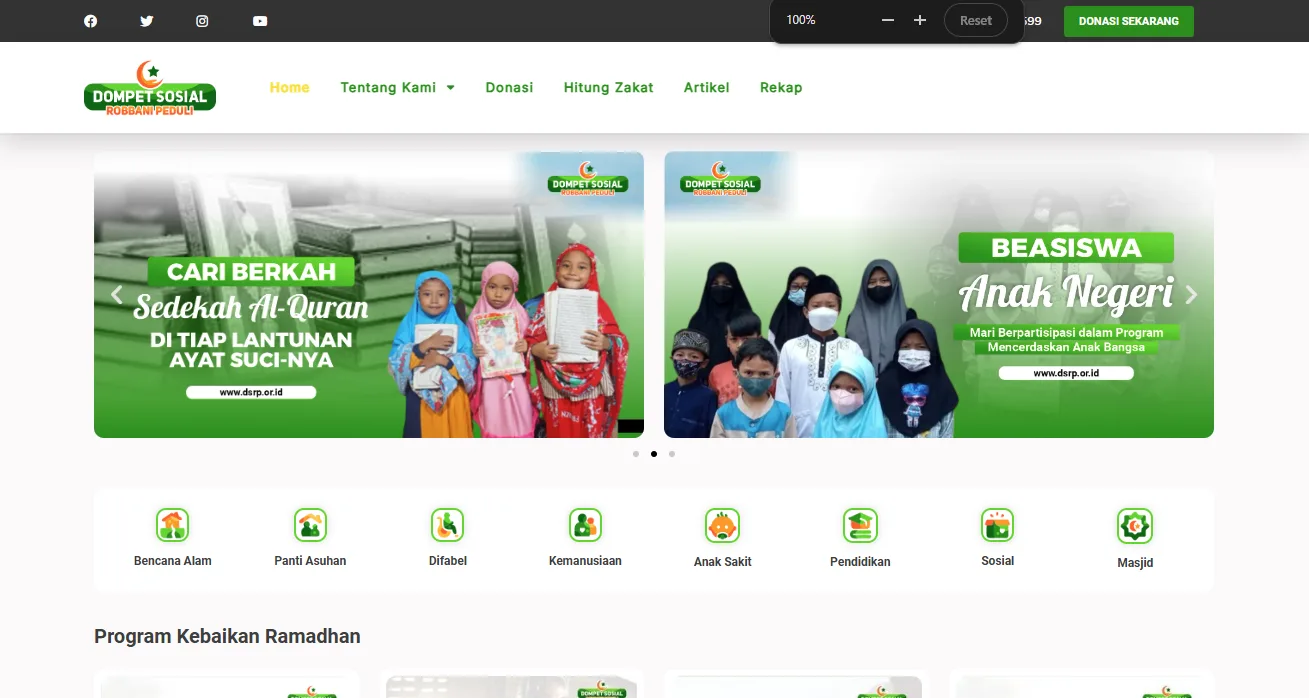 Lembaga Sosial Dompet Sosial Robbani Peduli (DSRP)